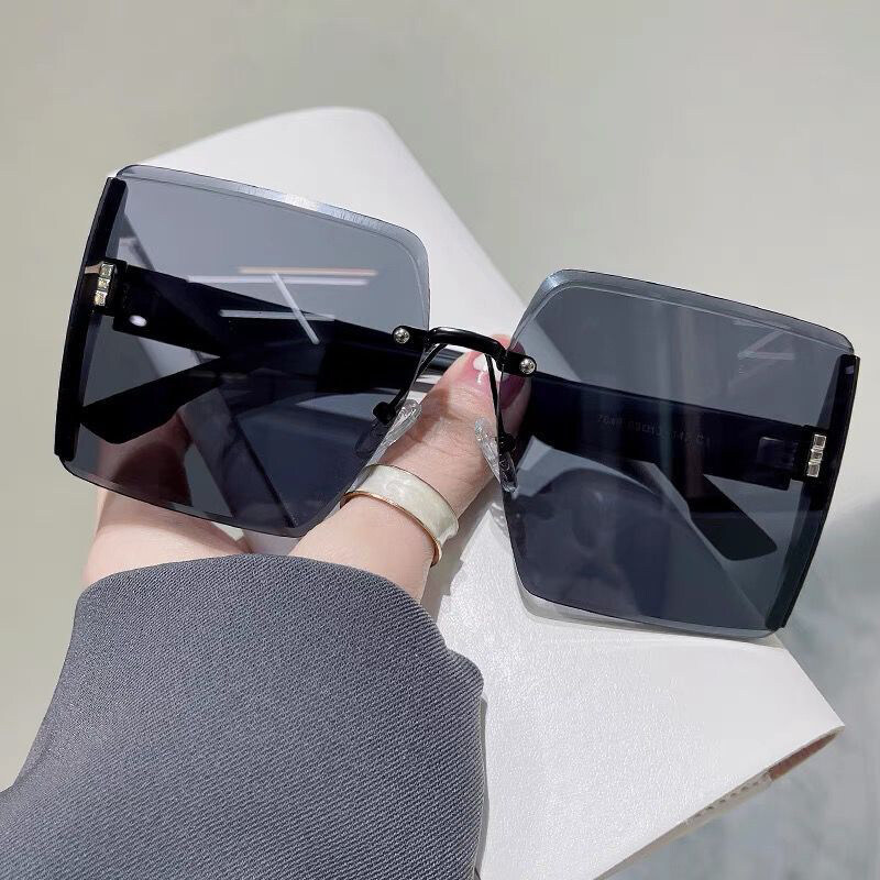 Women's Sunglasses UV Protection Sun Glasses Rimless Premium Sunglasses PTQ