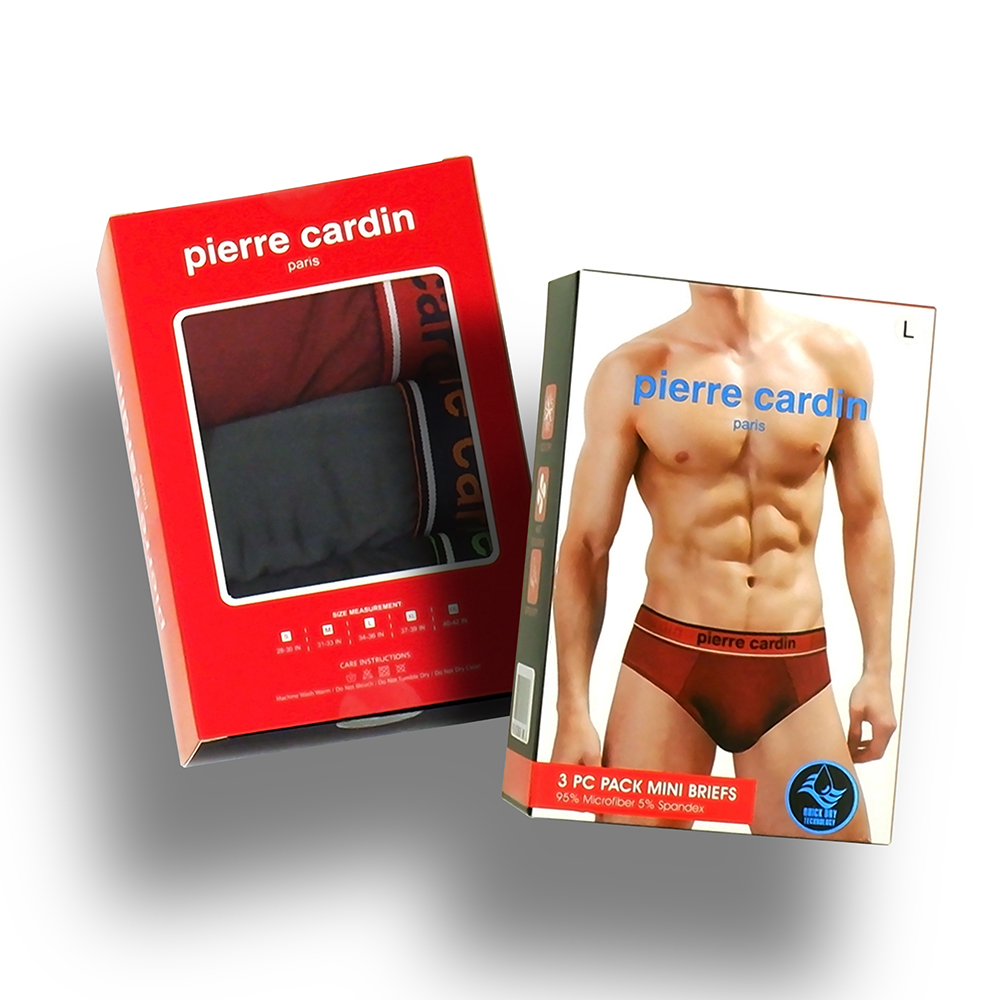 Pierre Cardin 3 Pcs Pack Men Underwear Mini Briefs