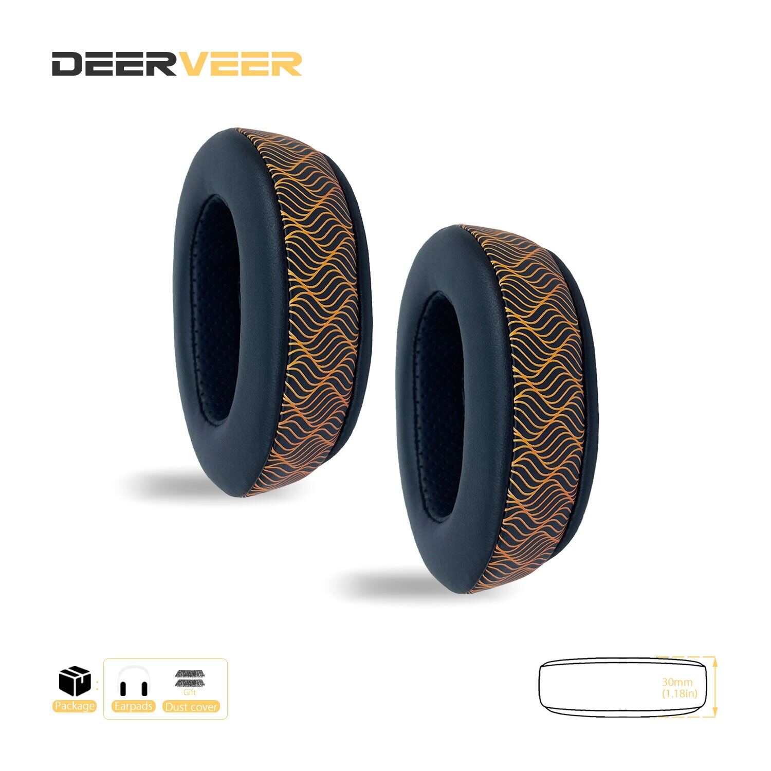 DEERVEER Replacement Ear Pad For SennheiserHD4.50BTNC,HD4.5BT,HD458BT,HD450BT Headphones Thicken Memory Foam Cushions