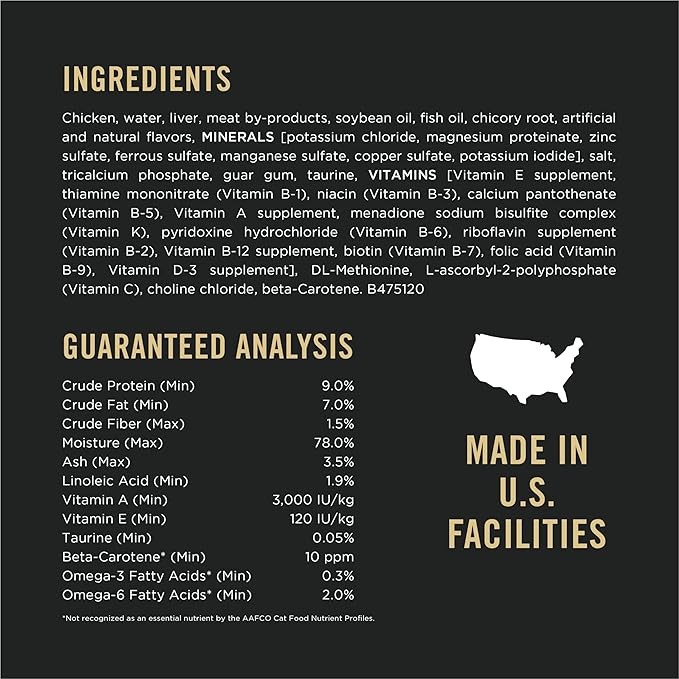 Purina Pro Plan Grain Free Senior Wet Cat Food Pate, SENIOR Adult 7+ Prime Plus Chicken Entree - (Pack of 24) 3 oz. Pull-Top Cans