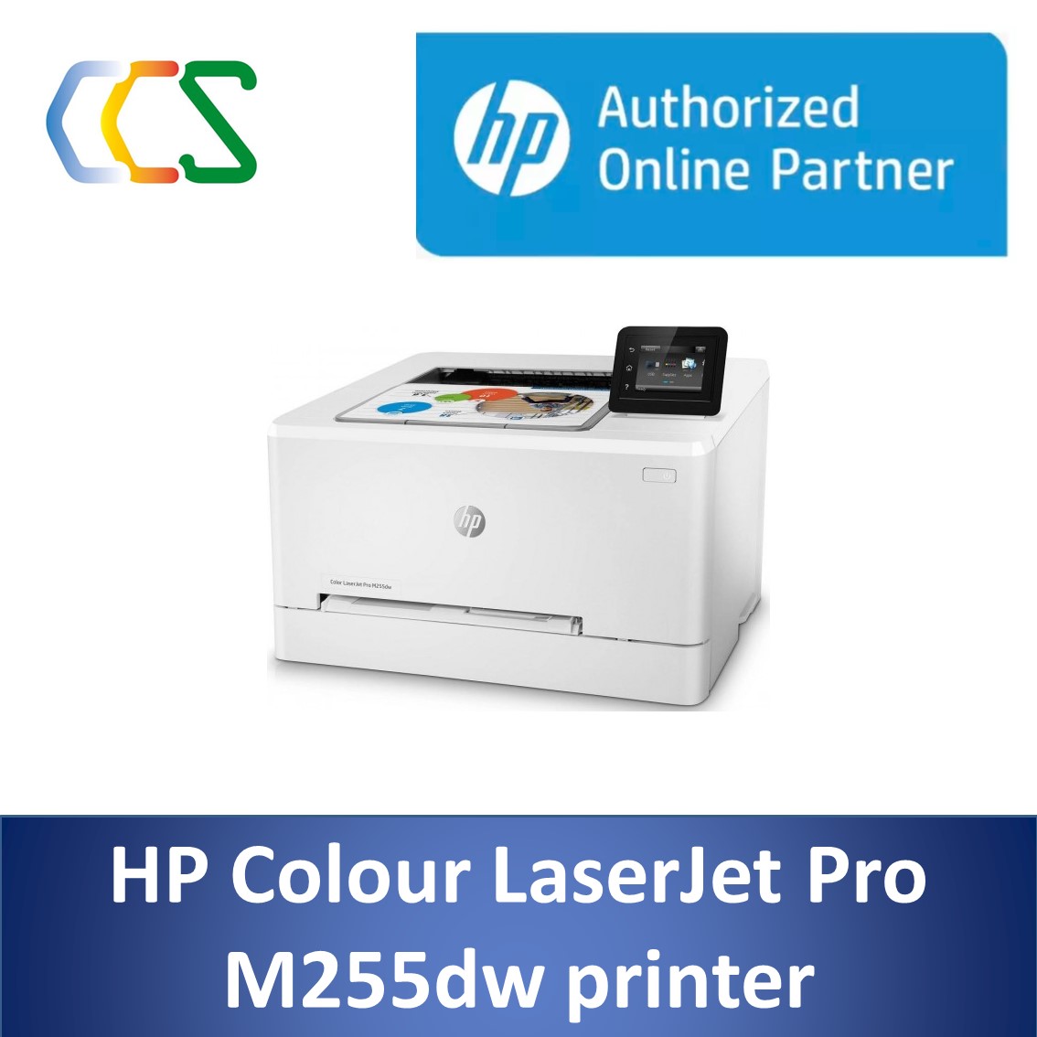 [Ready Stock] HP Color LaserJet Pro M255dw Single Function Printer m255 M255dw 7KW64A - Print, Wireless, 2sided Printing ***Orderable Supplies HP 206A 206X HP206A
